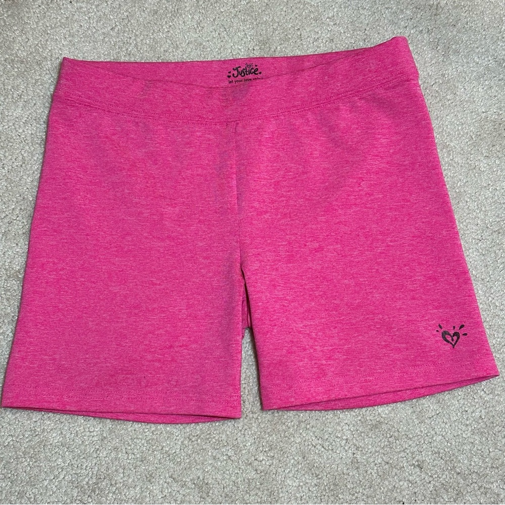 3/$10 💜 Justice Bright Pink Bike Shorts